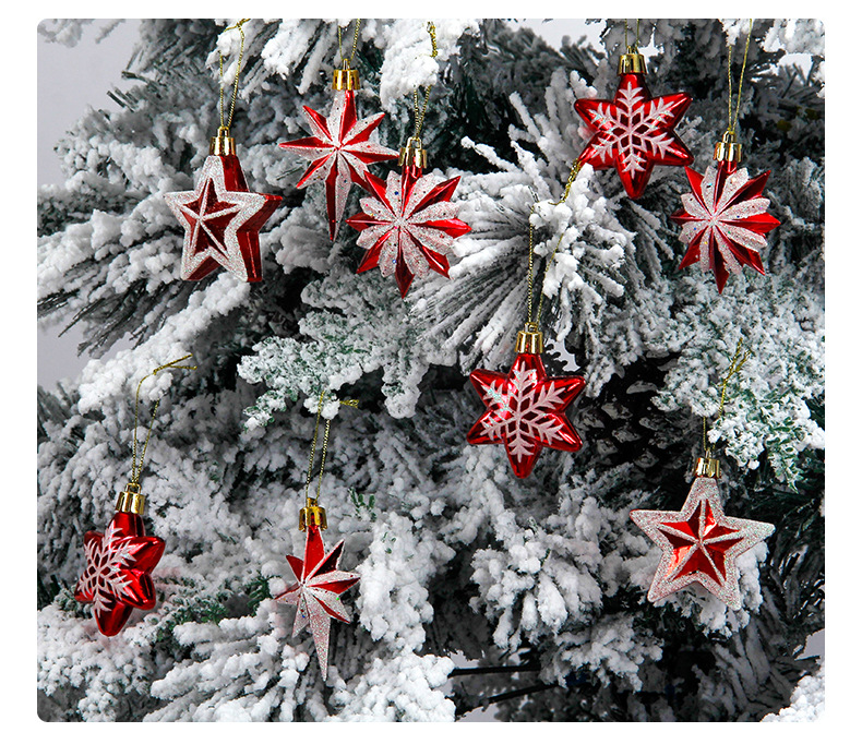 Juletræspynt stjerne ophæng til juletræet_voghion.com