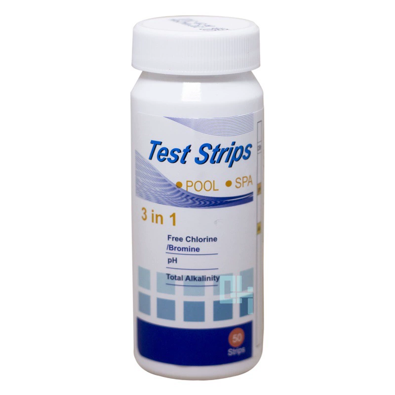 Бумага для проверки качества воды 3-в-1 без окисления бромида хлора PH Значение PH Общая Щелочность 50 упаковок тест-полосок для бассейна