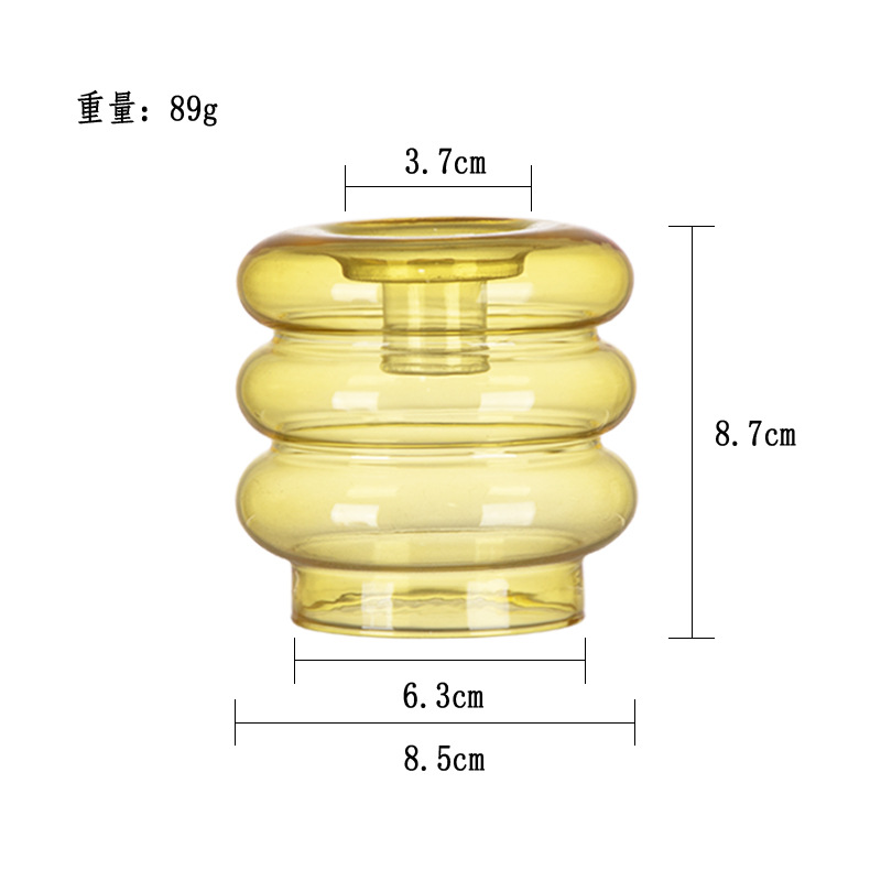 Círculo naranja candelabro