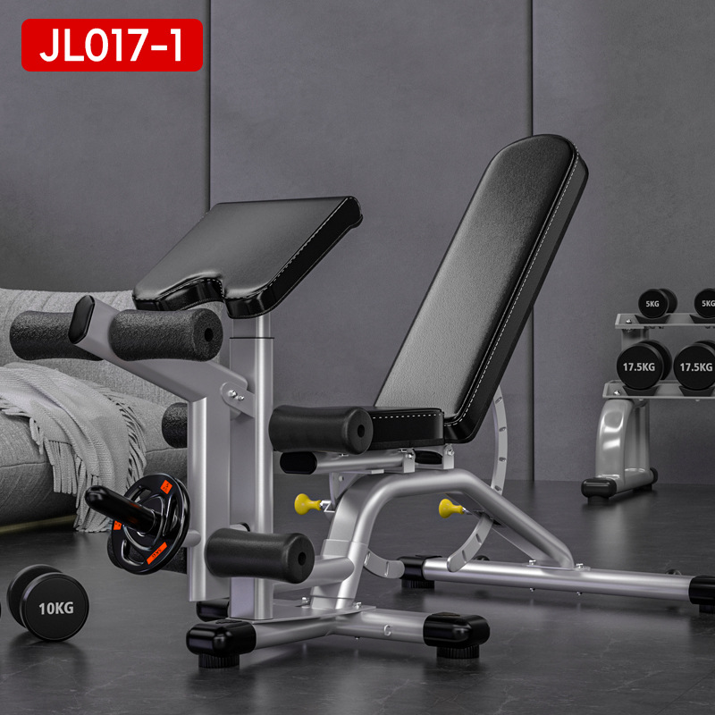 silla de fitness multifuncional para hombres de gimnasio ajustable comercial empuje horizontal taburete inclinado hacia arriba y abajo