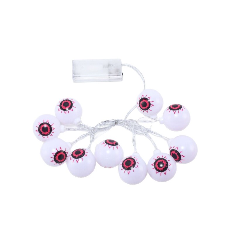 クロスボーダー新製品ハロウィン LED ゴーストアイライトストリングハロウィンゴーストフェスティバル装飾両面ゴーストアイブラッドティアドロイドアイライトストリング|undefined
