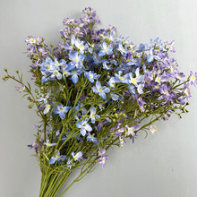 仿真花飞燕草家居装饰摄影道具假花仿真花千鸟草风信子婚庆用品