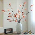 仿真小秋叶 新中式枯枝春雨叶长枝枯枝藤干枝家居玄关装饰摆件品