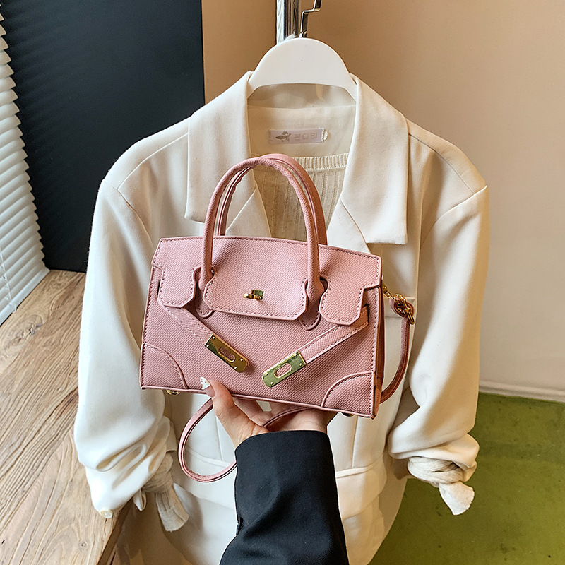 Autumn and Winter New European and American Trendy High-End Platinum Bag Fashion Texture Girl Mobile Phone Bag Family Shoulder Crossbody Bag