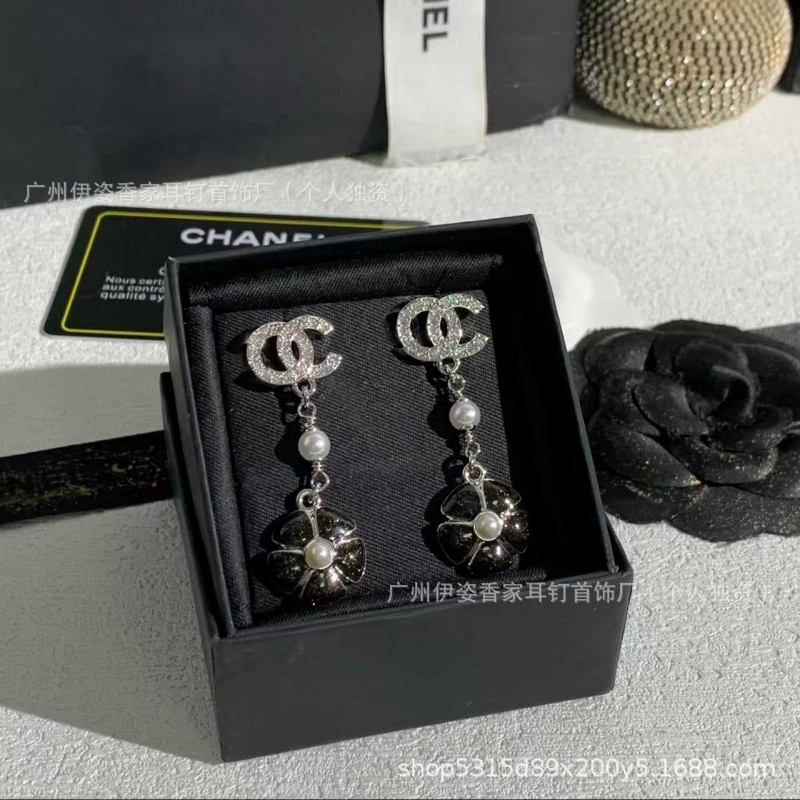 Сережки-перлы с буквами, аксессуар, стиль Chanel, высококачественный стиль, образец серебро 925