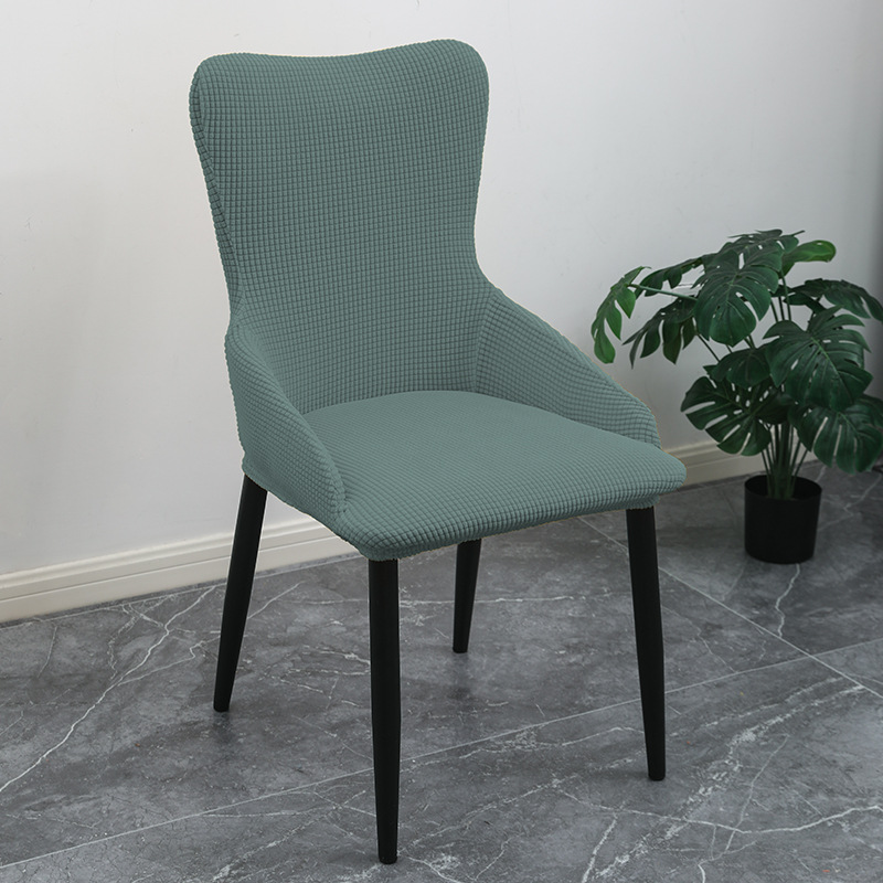 Cubierta de silla elástica Reposabrazos de forma especial cubierta de silla simple engrosada polar apoyabrazos respaldo integrado cuatro estaciones