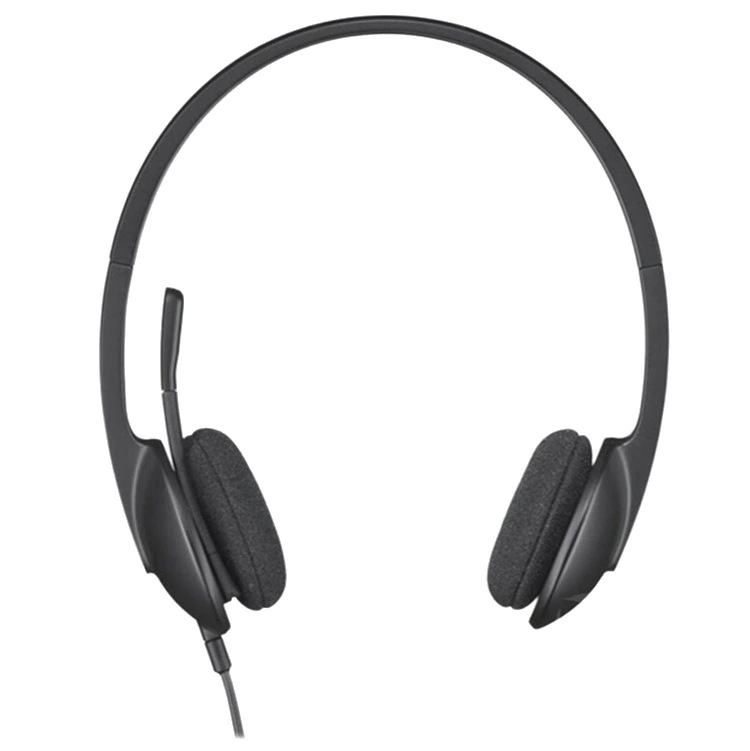 Three dimensional headphones, microphone, laptop