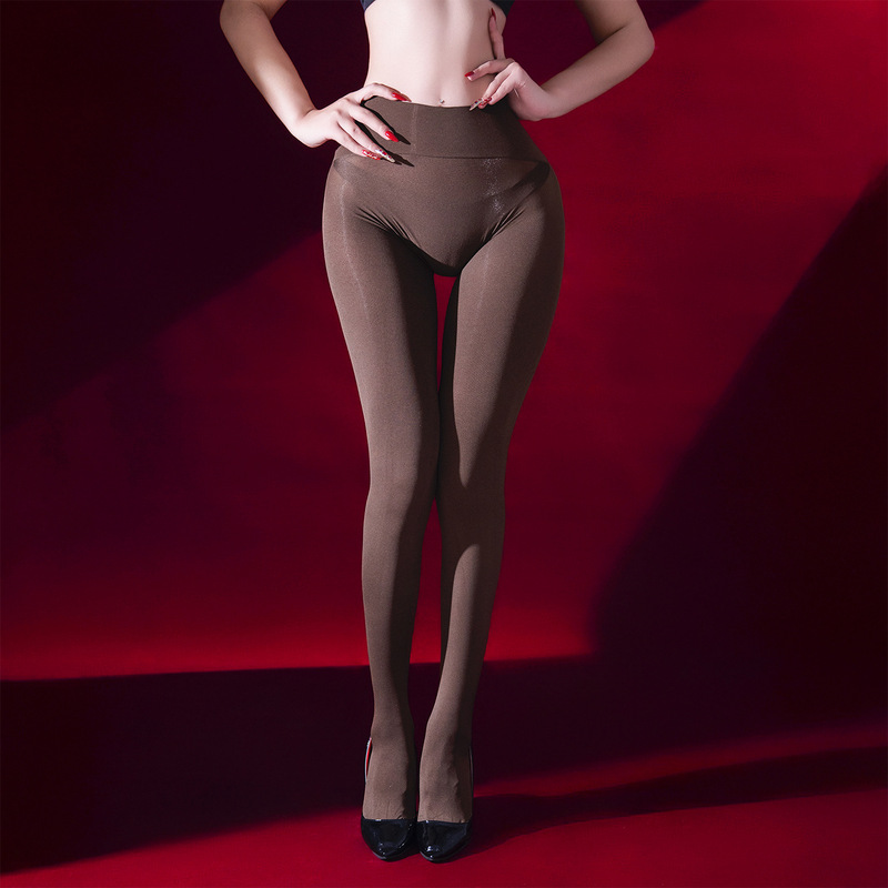 360 Seamless Deep-Crotch Velvet Pantyhose for Spring, Autumn, and Winter, Warm, High Elasticity, Slight Compression, Seamless, Plus-Size, Thickened Tights