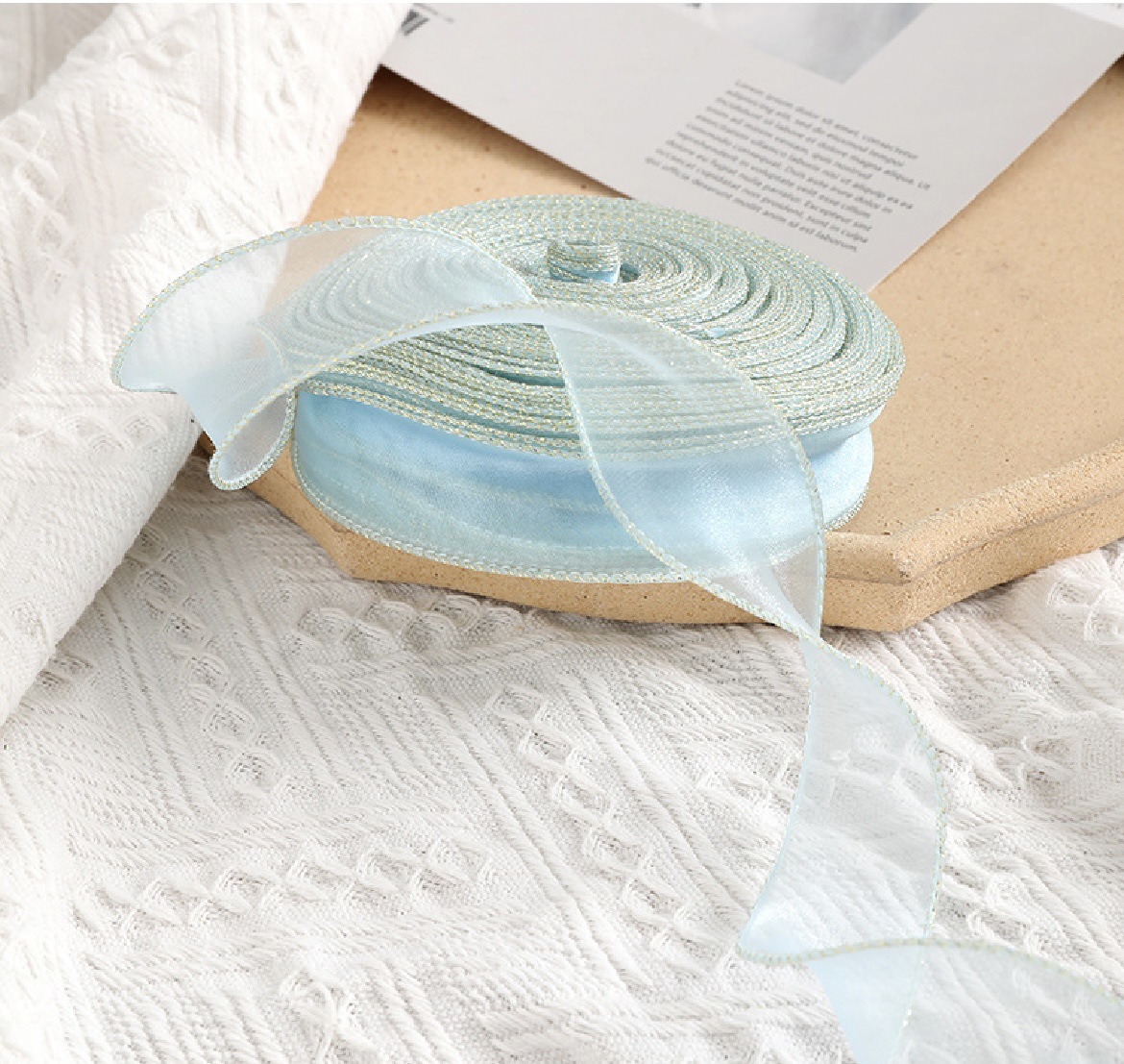 Tela Onda Perlada para Envoltura Floral — DIY Decoración y Repostería