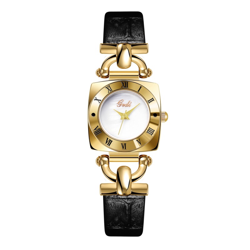 Women's Gender Vacation Simple Style Solid Color Buckle Quartz Watch Women's Watches