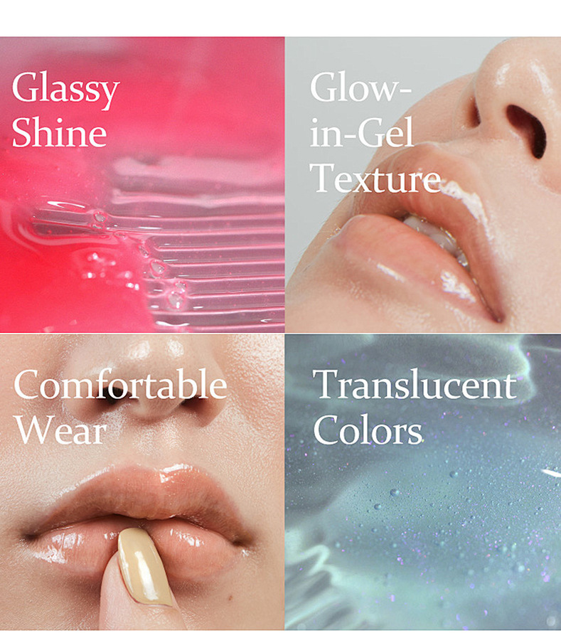 MissLara Six-color Lip Gloss Brightening and hydrating Lip Gloss undefined