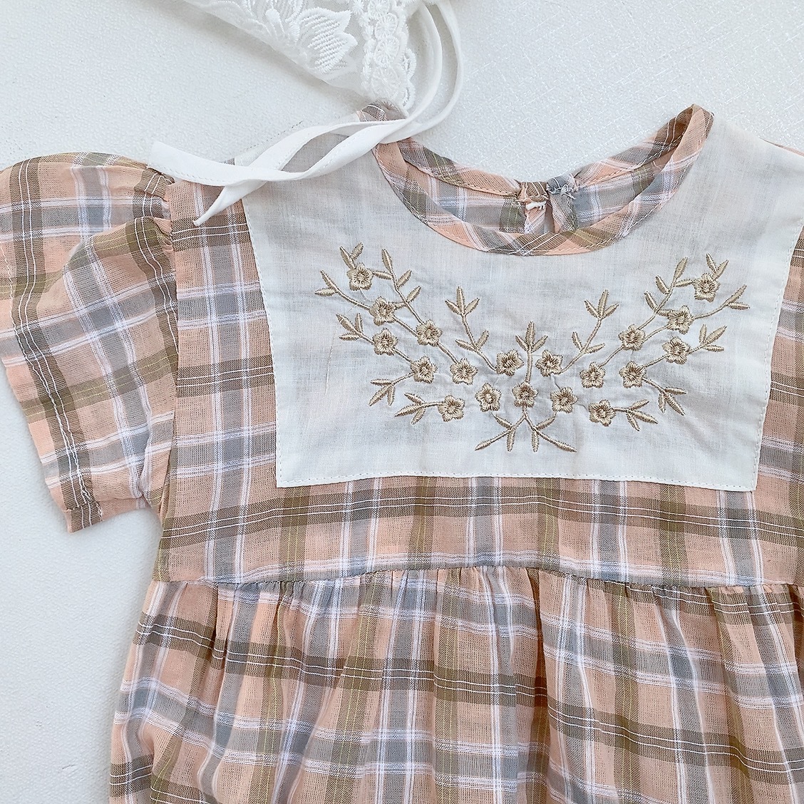 [Exempt de correo] ins bebé princesa bolsa de culo ropa de escalada de verano coreana baby overcoat niñas bebé bordado chaqueta