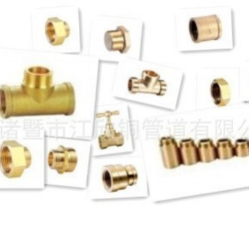 Enchufe de cobre cable interno/cable externo accesorios de tubería de refrigeración directa HVAC accesorios de flujo de agua