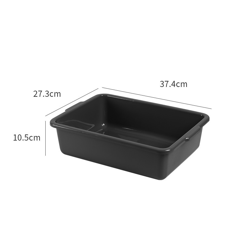 Nuevo material PP en stock congelado marisco cuenca de calidad alimentaria Cuenca del hotel barbacoa cuenca piezas cuadradas vajilla de hielo de calidad alimentaria congelado