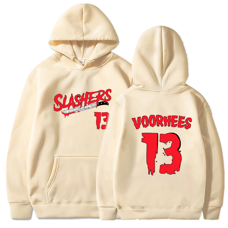 Friday 13th Hoodies Men Fashion Horror Movie Long Sleeve Transfronterizo