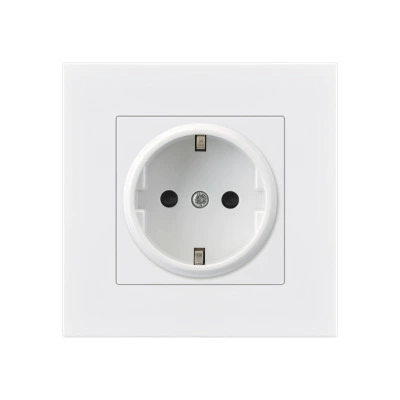 FIKO PC White 13A, a square three -hole socket, British British Bidding Hong Kong and Macao type wall, 86 wall electrical source panel