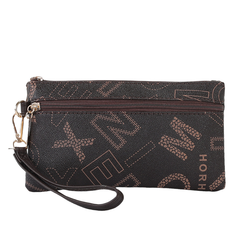 Printed Fashion Men's Envelope Bag Casual Business Men's Mobile Phone Bag Tablet Hand Bag Large Capacity Clutch Bag