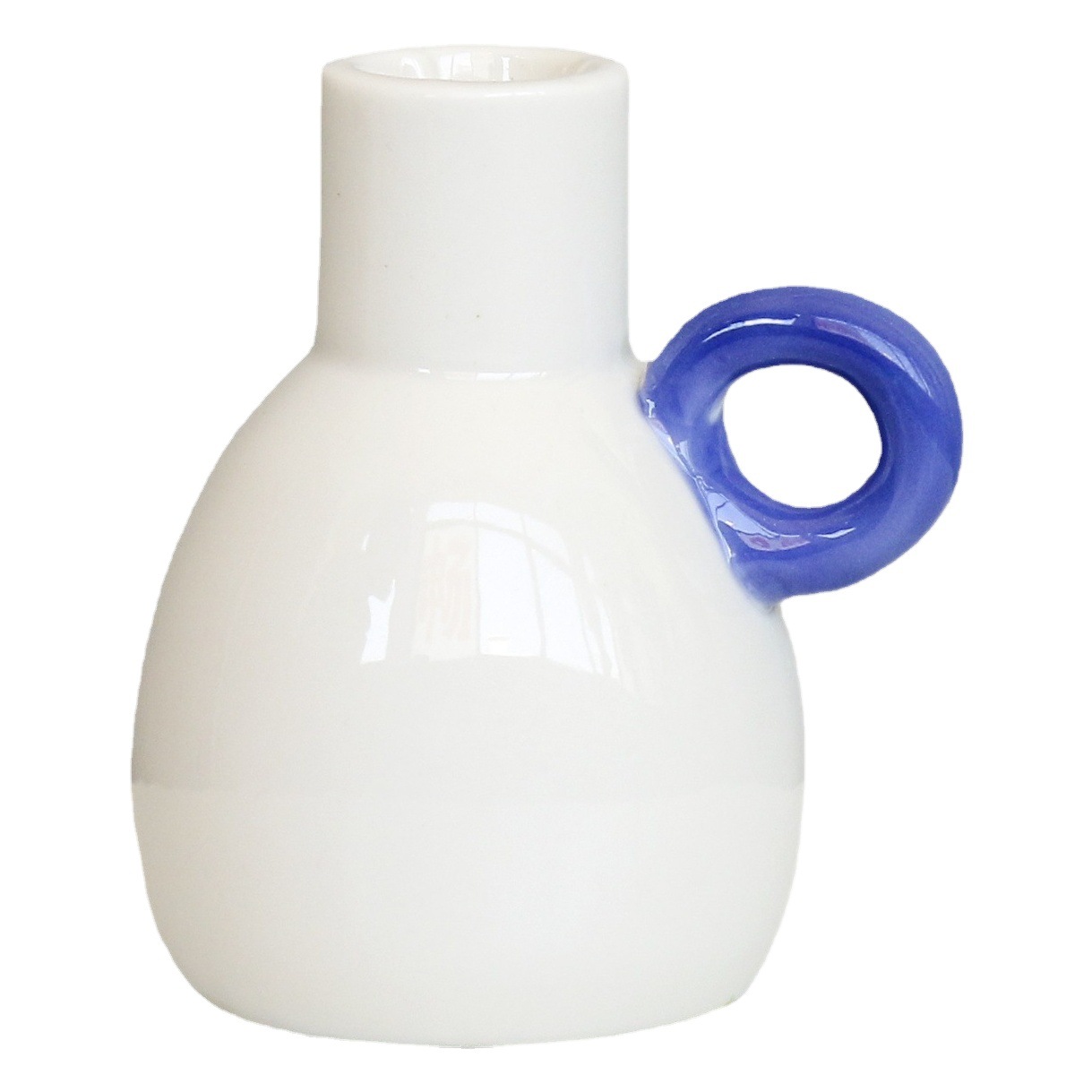 De estilo europeo moderno estilo minimalista candelabro de cerámica decoración del hogar creativo barra de cera base romántica mesa de comedor titular de la vela