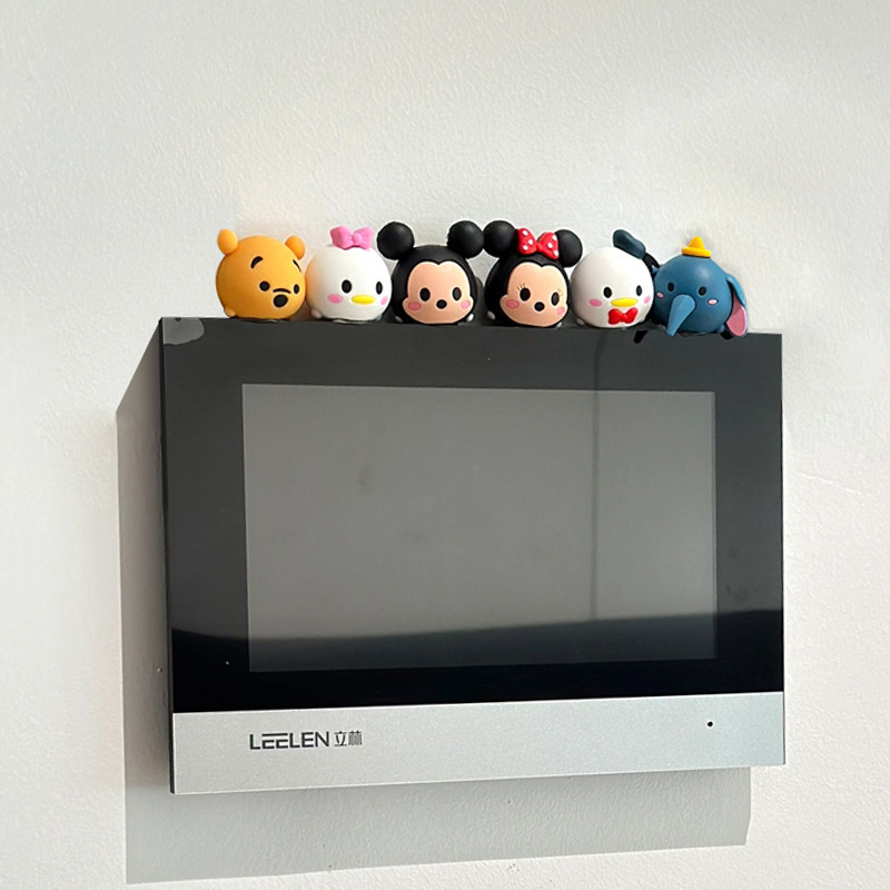 玄関ビデオドアベル装飾装飾品インターホン電話スイッチリビングルームの壁スクリーンアクセサリークリエイティブな変身|undefined