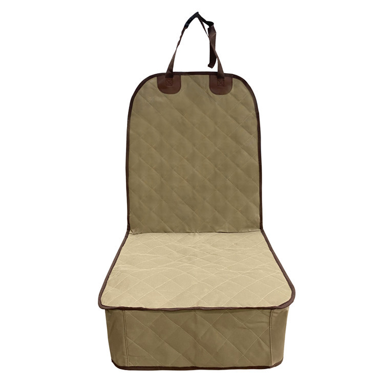 跨境汽车车用单座绗棉前座狗垫宠物垫车座防护防滑防脏防磨耐磨垫