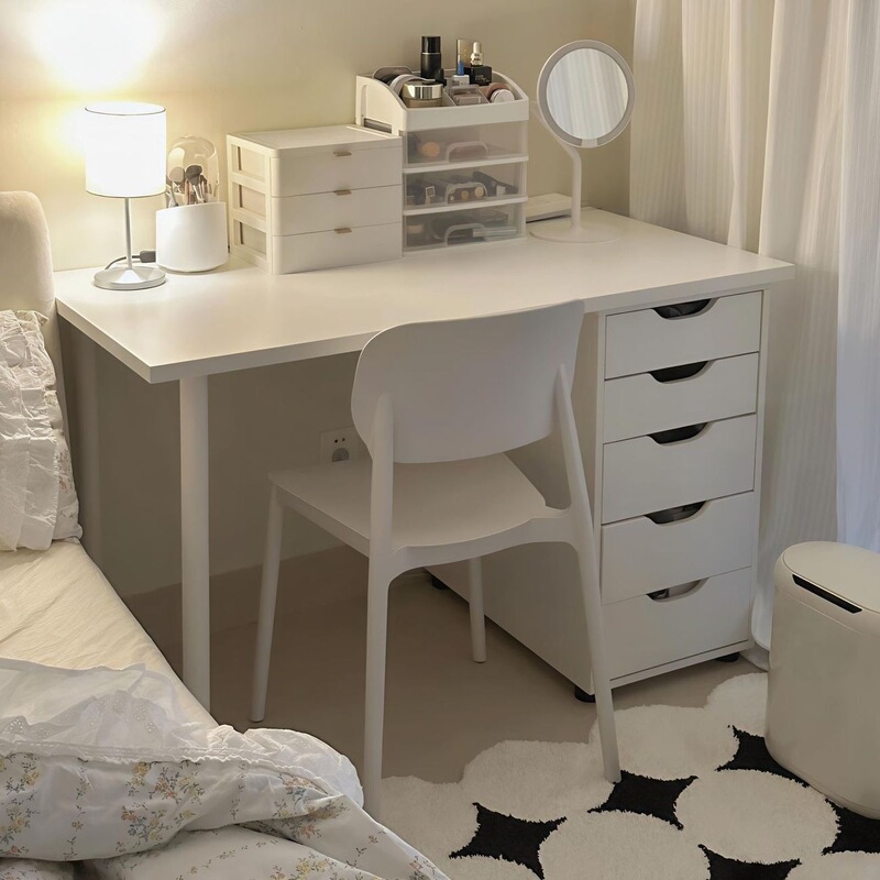Desk with Drawers, Simple Home Furniture, Internet Celebrity Style Computer Desk, Study Desk, Home Student Desk, Single or Double Desk Desk with Drawers, Simple Home Furniture, Internet Celebrity Style Computer Desk, Study Desk, Home Student Desk, Single or Double Desk