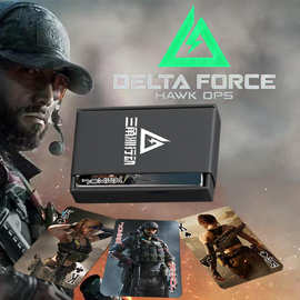 三角洲行动游戏高清图片扑克牌54张无重复现货现发精致卡片送卡盒