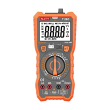 外贸版智能数字万用表T28C6000显示背光手电NCV火线红外检测