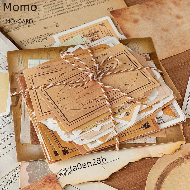 Коллекция Mo Mo Shi Shibu, комплект материалов, руководство Виктора, набор для коллажа DIY, фоновая бумага, нижняя бумага, 100 листов, 6