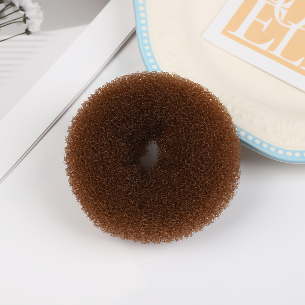 Ball-head doughnut cone para el cabello de chicas coreanas lindas Ball-head cone para el cabello flojo no daña toque de cabello