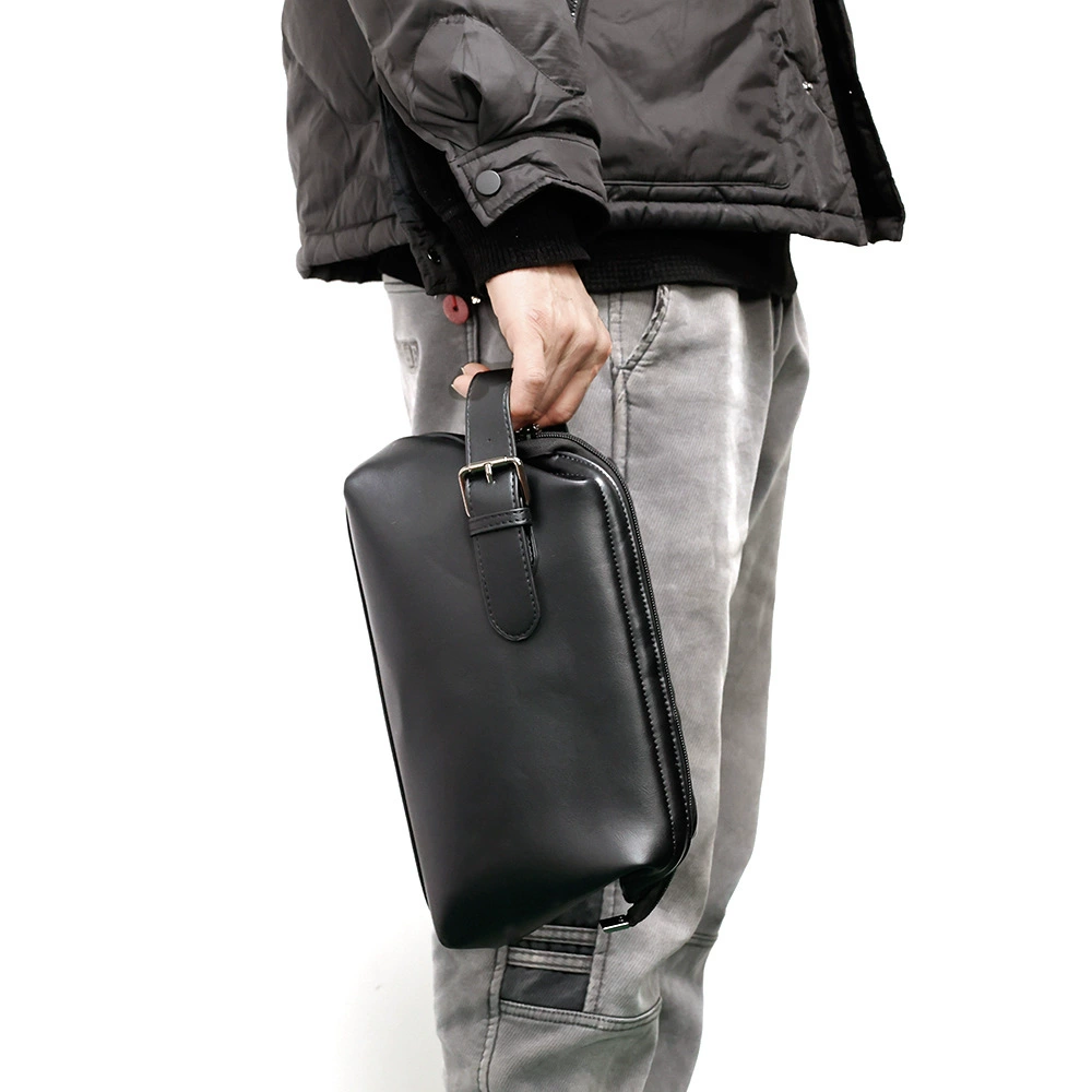 Trend handheld polyurethane waterproof universal cosmetic bag for traveling