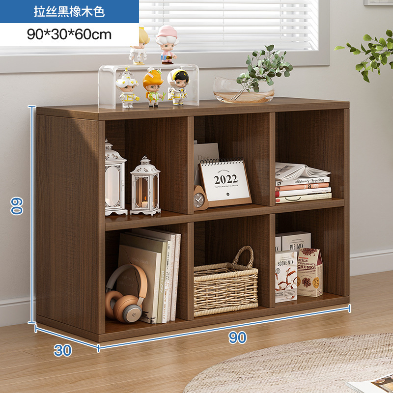 Estante de cosméticos de estilo crema, gabinete de rejilla de piso a techo lateral de mesa, gabinete de ocho compartillas, gabinete de almacenamiento de perfumes para productos para el cuidado de la piel