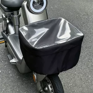 Elektrikli nəqliyyat vasitəsi səbəti yağış örtüyü, elektrikli velosiped ön səbət toz örtüyü, universal