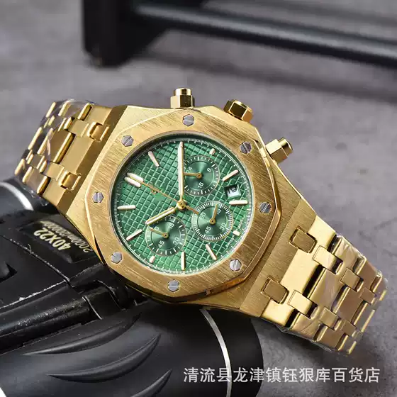 Hot Selling A Swiss Luxury Six-Hand Men's Quartz Watch Full Steel Sport Watch Wholesale Source