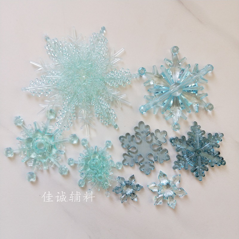 透明雪花 孔蓝