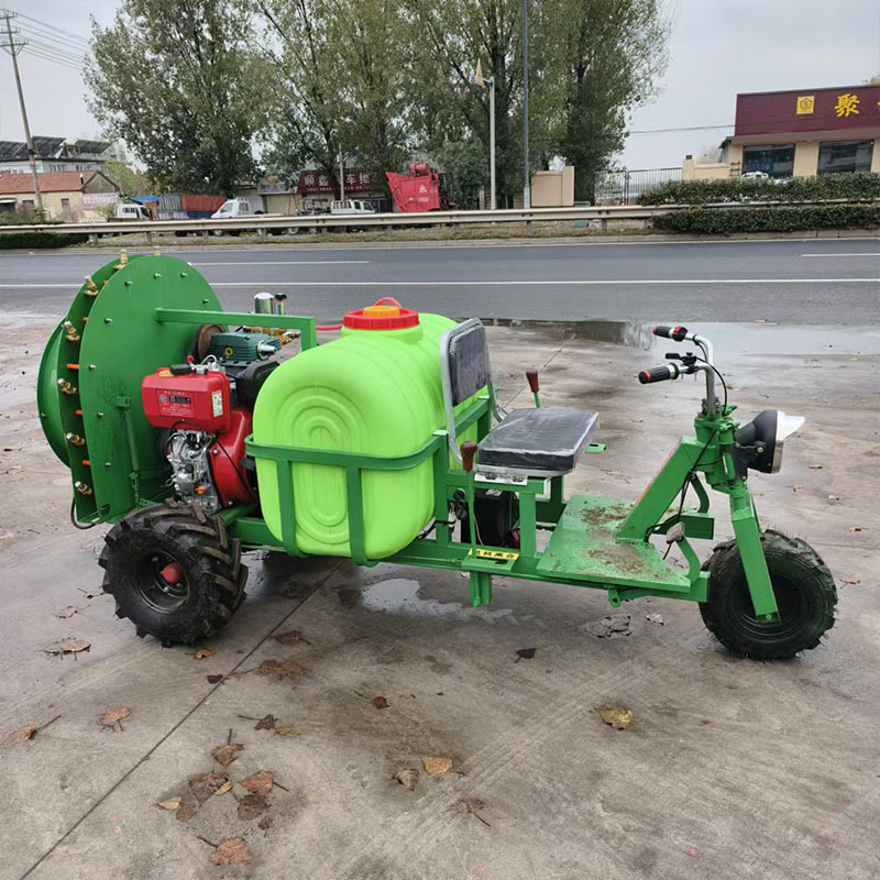 柴油自走式三轮打药机  风送农田喷雾机 猕猴桃园高压果树打药机