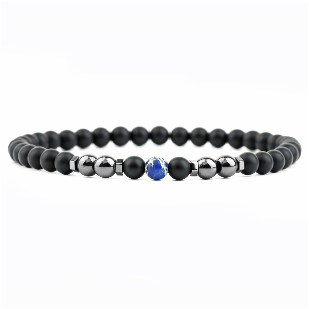 Fashion Geometric Glass Beaded Unisex Anklet