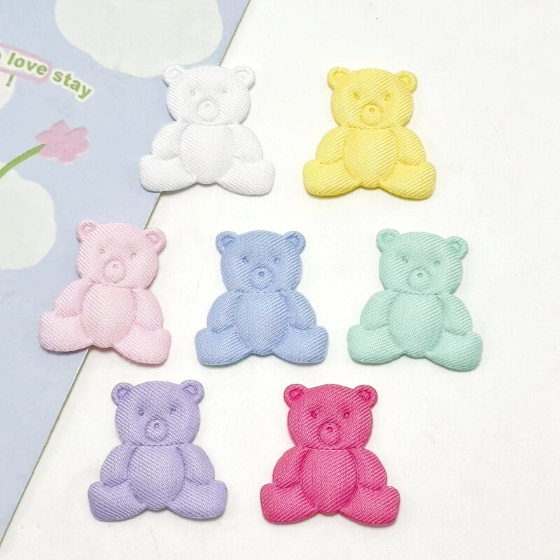 Macaron Fabric Stereo Bear DIY Handmade Hairpin Jewelry Accessories Kidsren's Clothing Hair Accessories Decorative Materials Macaron Fabric Stereo Bear DIY Handmade Hairpin Jewelry Accessories Kidsren's Clothing Hair Accessories Decorative Materials