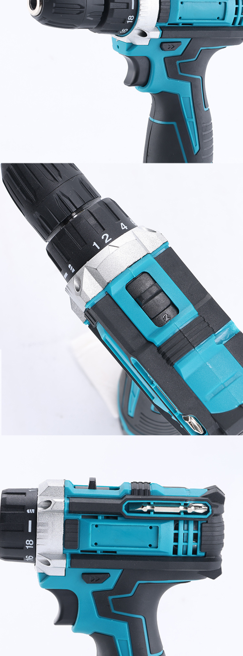 Electric Drill外贸12v手电钻跨境锂电钻手枪钻电动螺丝刀套装