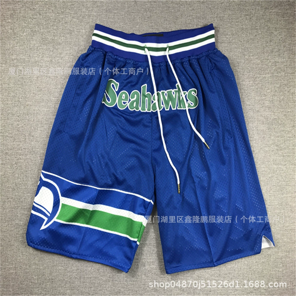 Американские карманные штаны Timberwolves NFL Lakers Clippers Bucks Heat Magic Mavericks Celtics Гортензиевые штаны