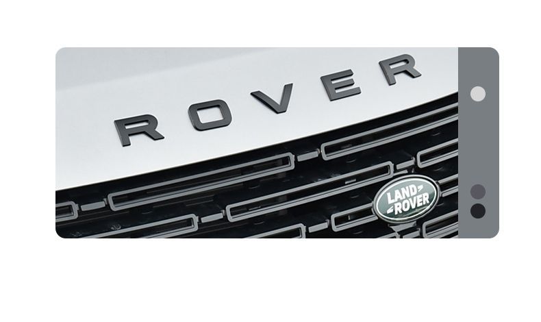 Land Rover car emblem lettering, Aurora, Range Rover, Executive, Sport, Discovery 45, Freelander, Range Rover emblem stickers, front and rear lettering stickers