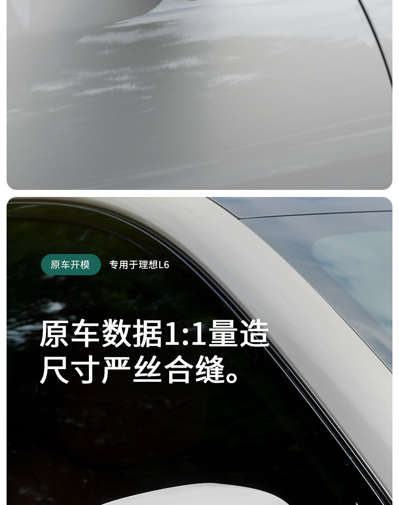 Suitable for Ideal I6I8L6L7L8L9 Special Rearview Mirror Anti-Collision Strip Anti-Scratch Protective Car Supplies Accessories Decoration
