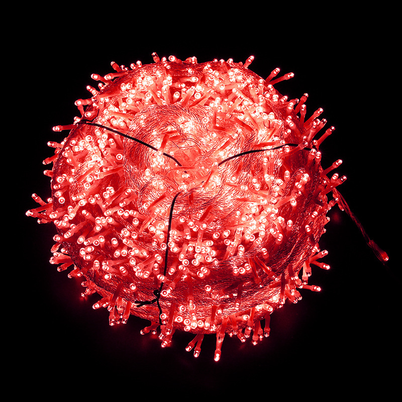Plug-In estrellado luz de la secuencia de luz al aire libre impermeable vacaciones boda decoración de Navidad transfronteriza al por mayor luz de la secuencia