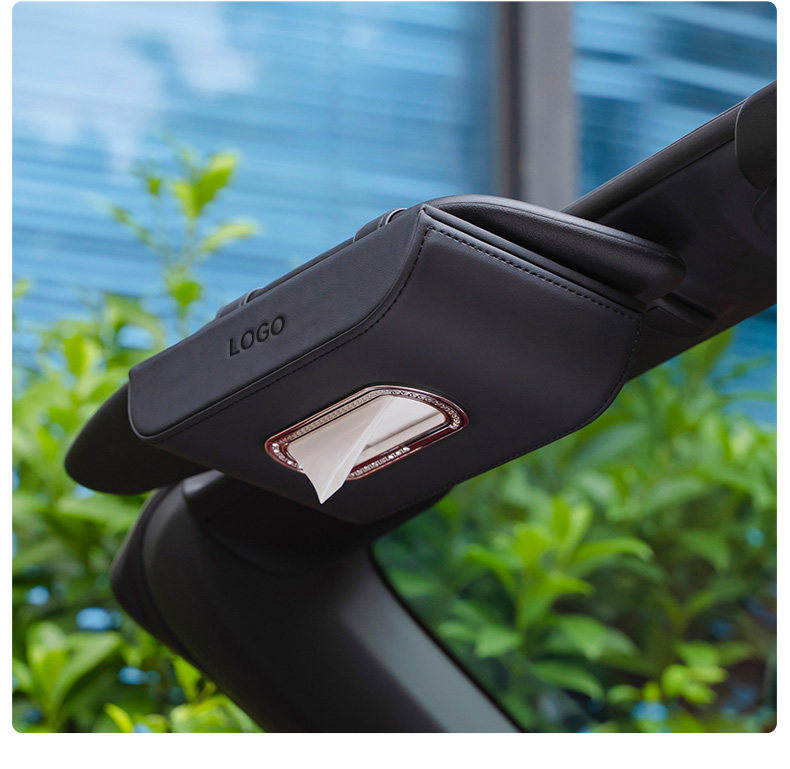 Suitable for Porsche Car Tissue Box Cayenne Macan Panamera 718/911 Car Interior Decoration Accessories