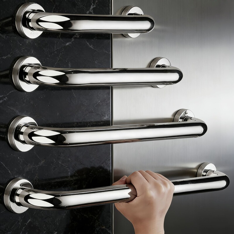 304 stainless steel handrail for bathroom, barrier-free toilet, safe bathroom for disabled and elderly, non-slip