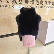 狐狸毛皮草套头披肩定制各种颜色 尺寸套头披肩围脖皮草外套女