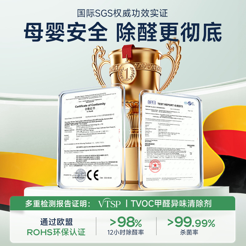 高端光触媒除甲醛神器新房急入住家用去异味吸甲醛强力喷雾清除剂|undefined