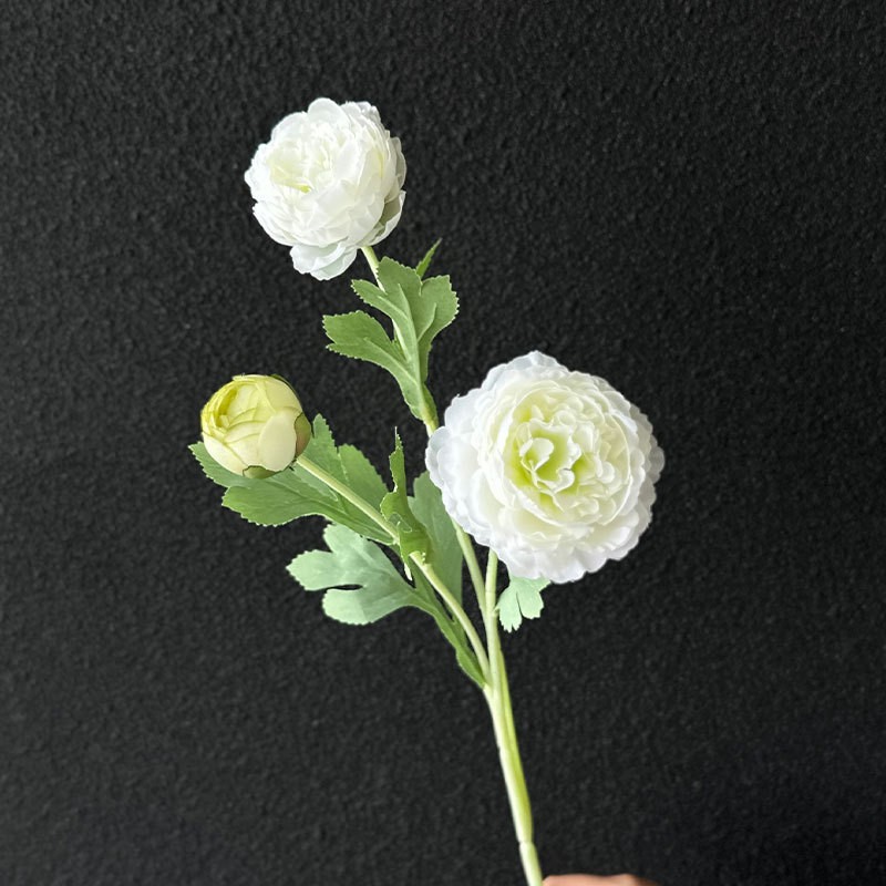 Flores falsas blancas Flores artificiales Flores para bodas Auditorio de bodas Decoración del hotel Techo artificial Flores artificiales Flores falsas