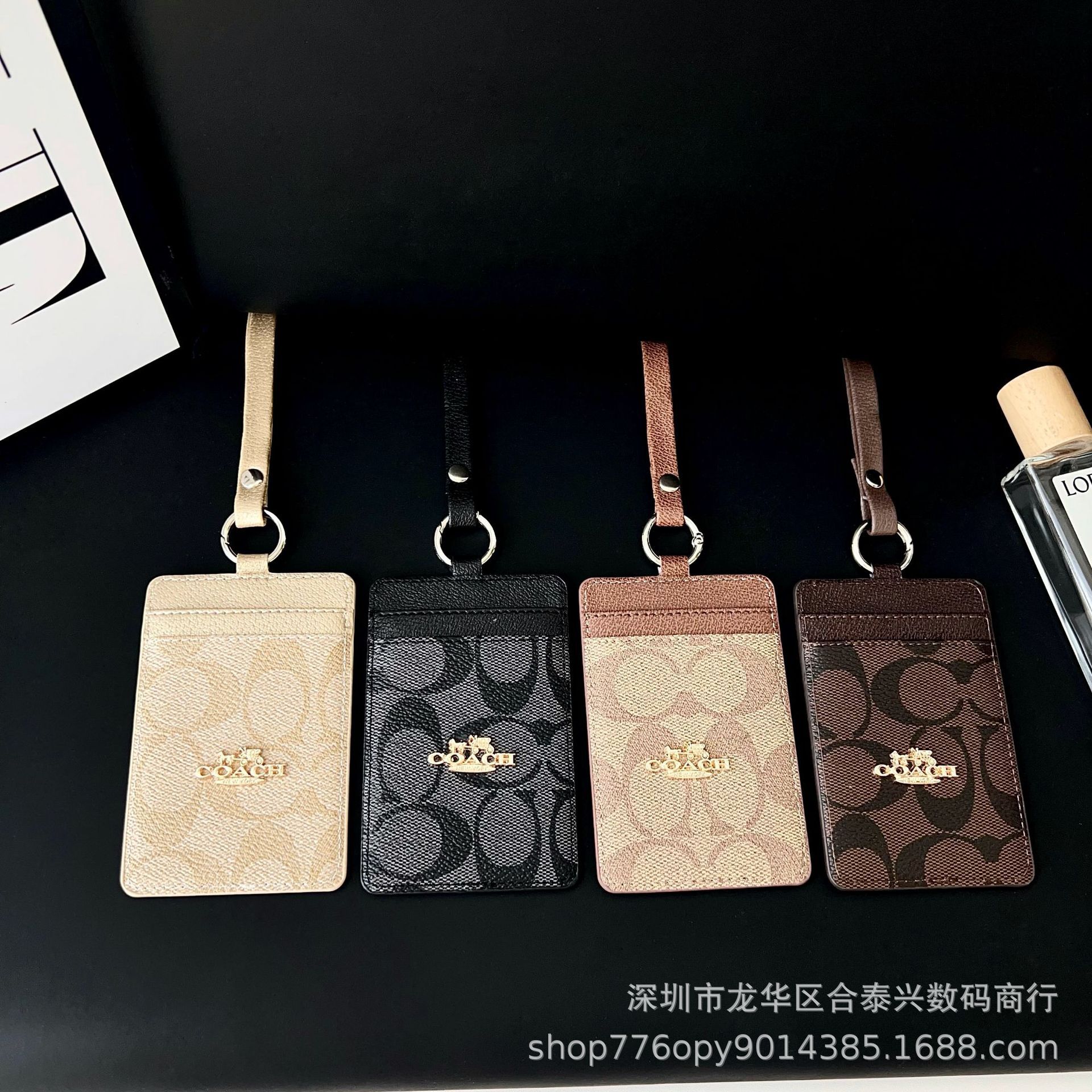 Cinturón de tarjeta de cubierta de protección, tarjeta de pecho múltiple, tarjeta de cuello real, cuello de trabajo de alto nivel, cuello colgante