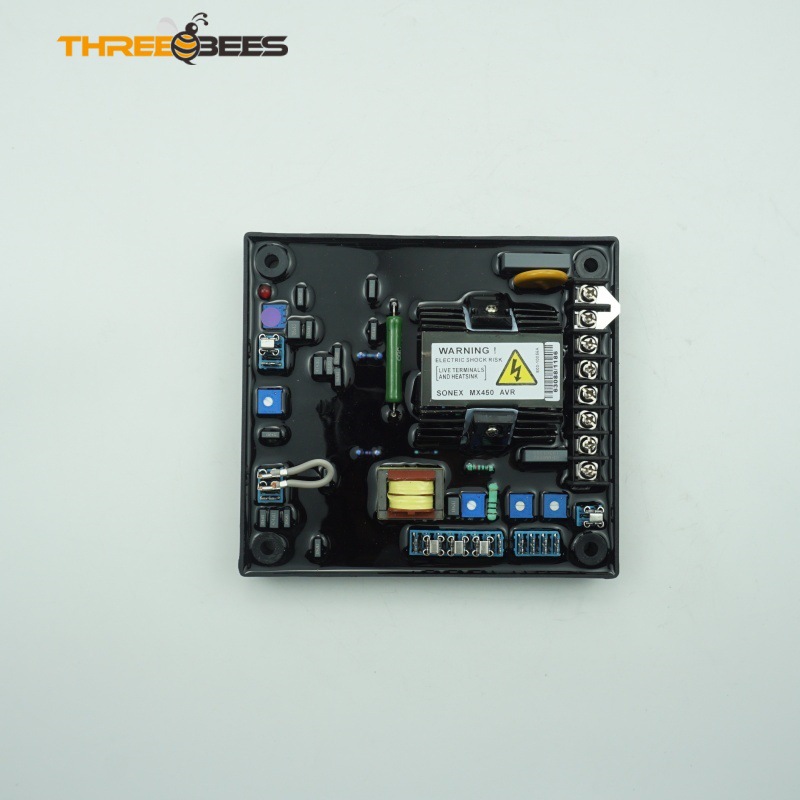 无刷发电机调节器大型AVR调压板MX450稳压板控制模块大功率