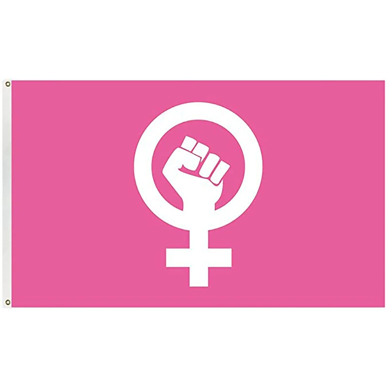 Flag MYBODYMYCHOICE polyester tapestry, durable digitally printed, two copper buckles